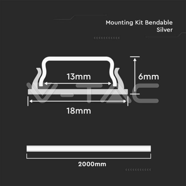 Dimenzije: 2000 x 18 x 6mm