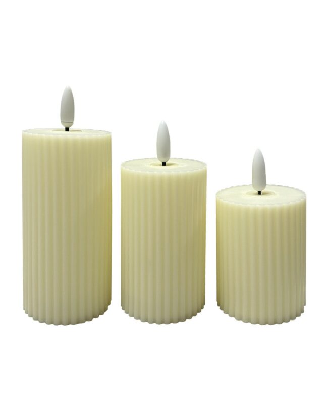 KSA ELEKTROPROFI  LED svíjeće - HOME DECOR boja vanilije 3kom HD-141 - Slika 4