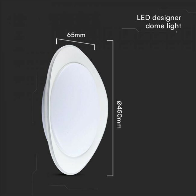 V-TAC 20W - 40W - 20W SMD LED plafonjera na daljinsko upravljanje - Fantom Bijela - 3000-6500K 23593 - Slika 5