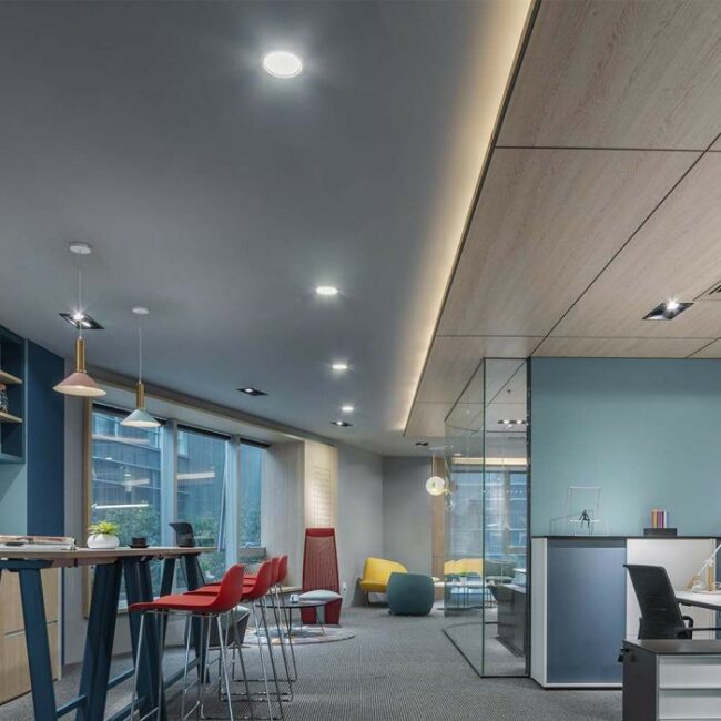 V-TAC 18W LED ugradbeni panel Samsung čip - okrugli 220,8x28,9mm 4000K - 5 godina garancije 78651 - Slika 4