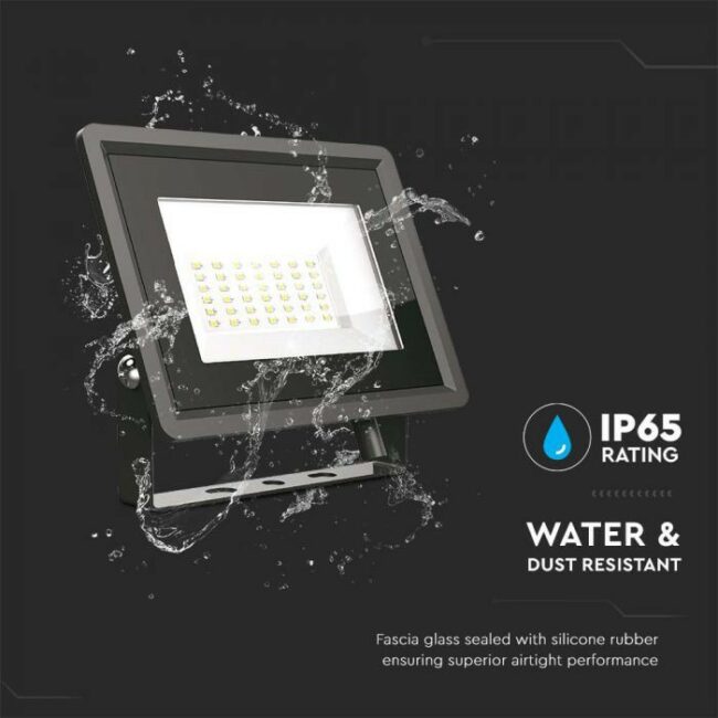 V-TAC 30W LED reflektor SMD 4000K, IP65, crni 6744 - Slika 2