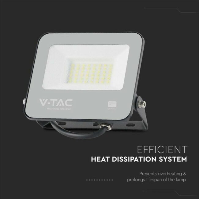V-TAC 30W PRO LED SMD čip Samsung 185LM/m 6500K crno kućište IP65 9891 - Slika 5