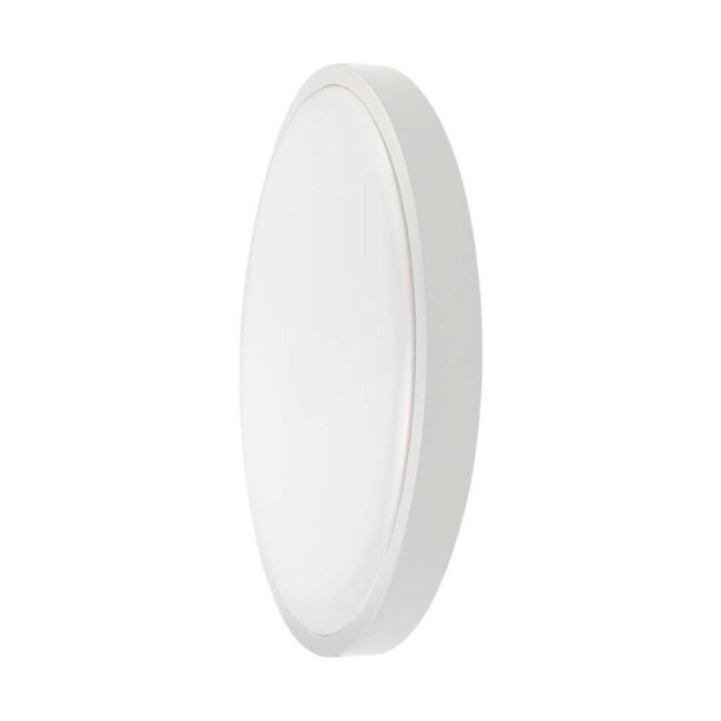 V-TAC 24W LED plafonjera s mirkovalnim senzorom-okrugla s bijelim rubom 4000K IP44  76631 - Slika 2