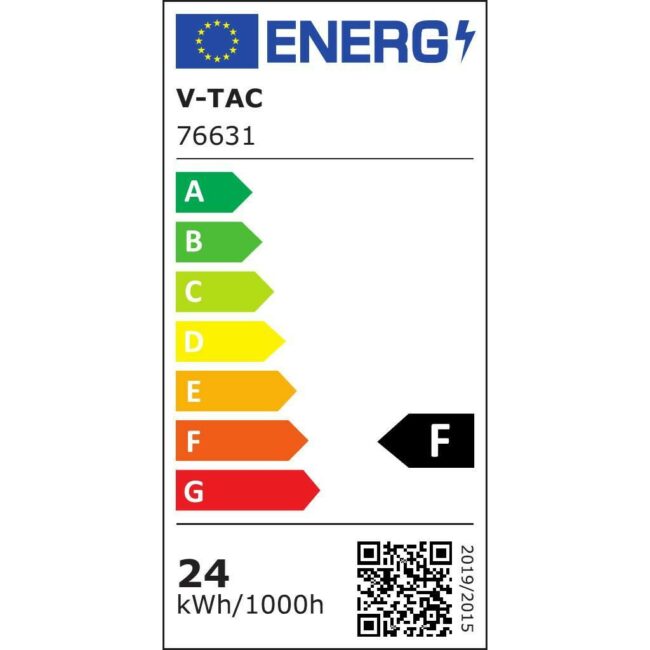 V-TAC 24W LED plafonjera s mirkovalnim senzorom-okrugla s bijelim rubom 4000K IP44  76631 - Slika 4