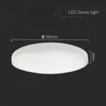 V-TAC 36W Samsung LED plafonjera s bijelim rubom okrugla 4000K IP44  76221-24 - Slika 3