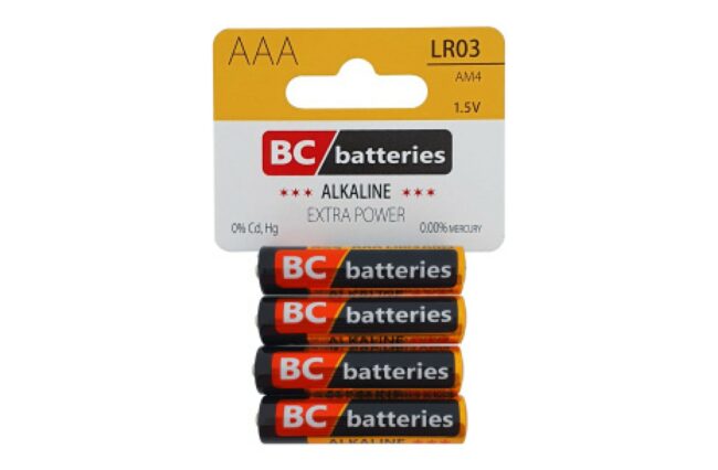 Cijena za set od 4 komBCLR03 Alkaline(AAA/LR03) BC baterije Extra PowerNapon: 1