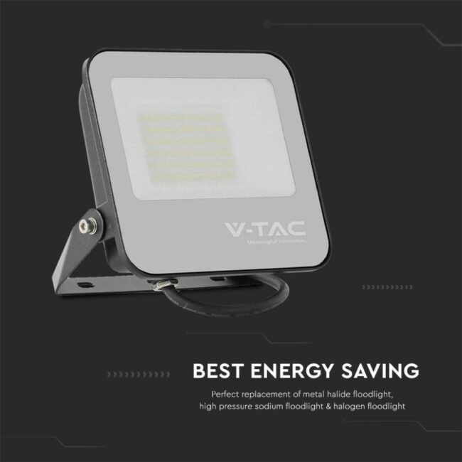 V-TAC 50W  PRO LED SMD čip Samsung 185LM/m 4000K crno kućište 9892 - Slika 4