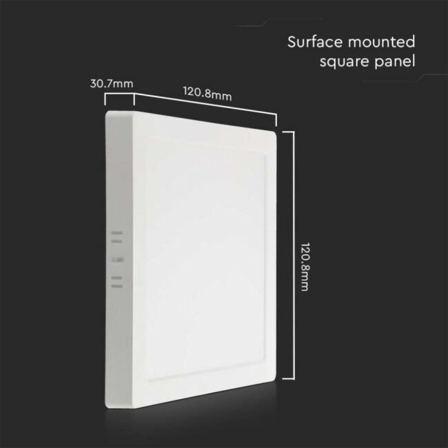 V-TAC 6W LED Backlit nadgradni četvrtasti panel 4000K 10493 - Slika 5