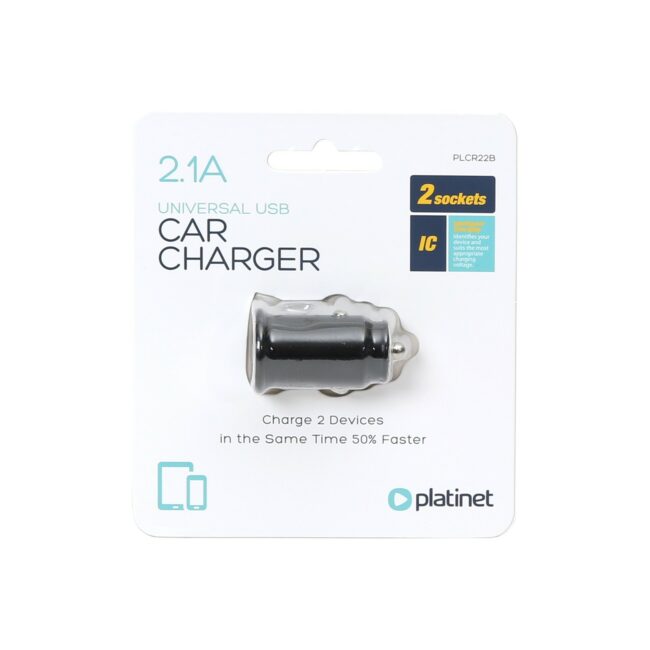 KSA ELEKTROPROFI Auto adapter za punjenje  2x USB 3,4A +mikro USB kabel 1m crni PLCR22B - Slika 4