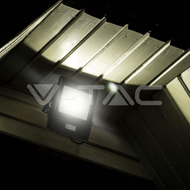 V-TAC 20W LED reflektor sa PIR senzorom SAMSUNG čip 4000K  IP65 kabel 1m - 5 GODINA GARANCIJE 20284 - Slika 2