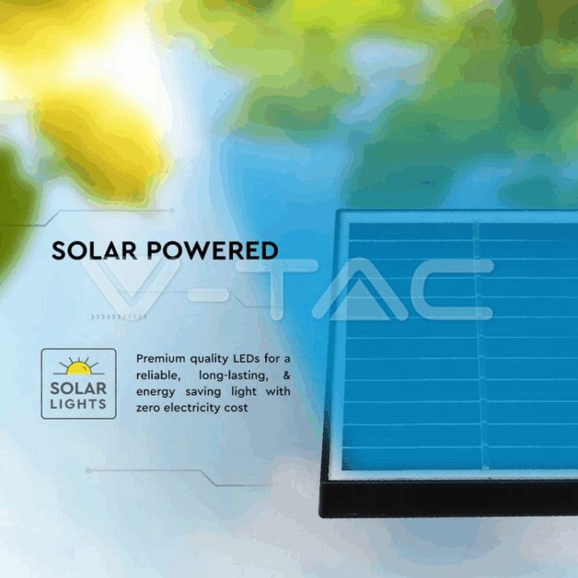V-TAC 2W LED solarno svjetlo sa šiljkom 3000K IP65 6660 - Slika 3