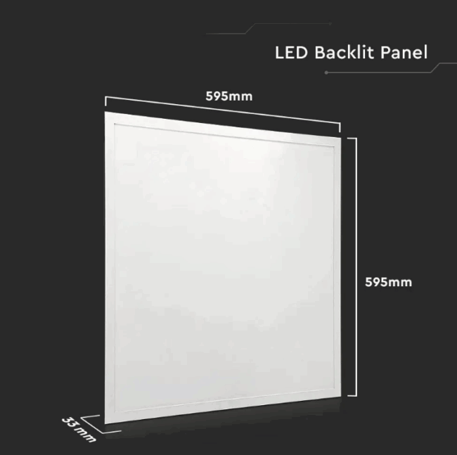 V-TAC 36W LED Panel 595 x 595 mm 4000K 120lm/W 5 godina garancije 216706 - Slika 5