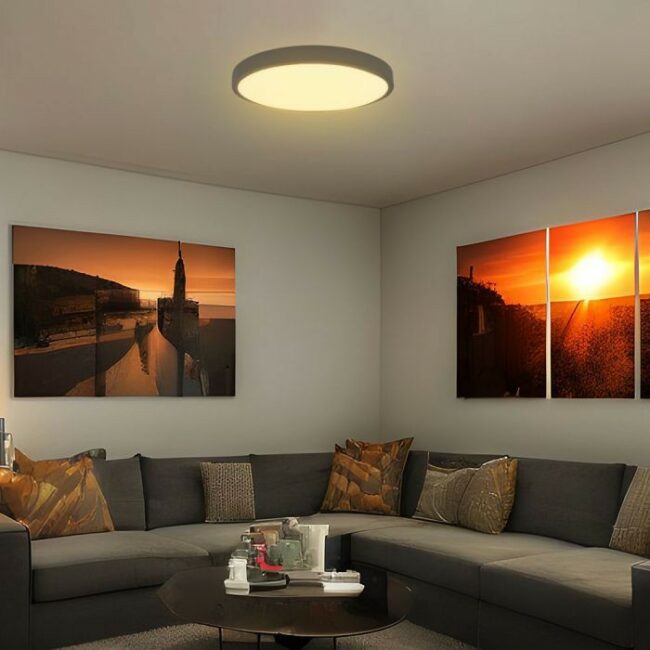 V-TAC 36W Samsung LED plafonjera s crnim rubom okrugla 4000K IP44  76401-24 - Slika 2