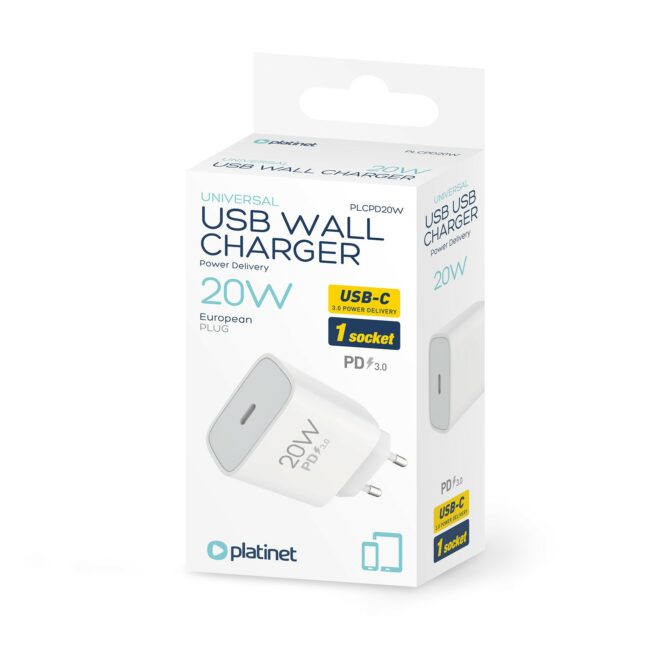 USB punjač dizajniran za brzo i sigurno punjenje mobilnih uređaja kao što su pametni telefoni