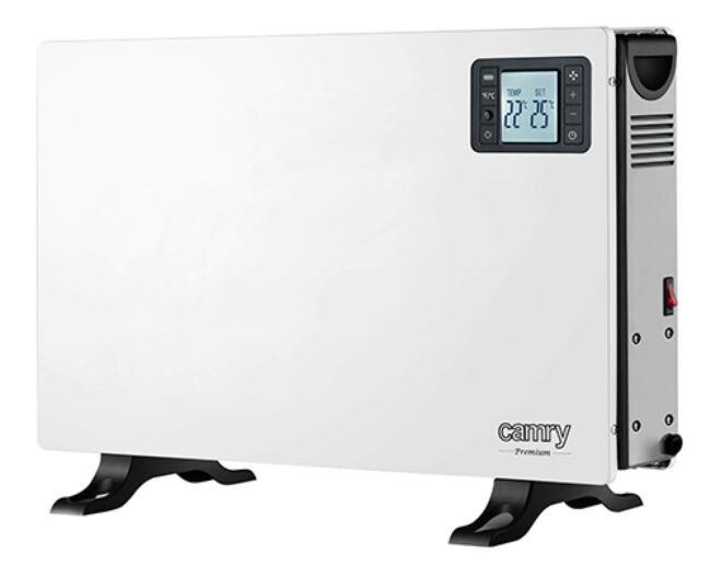 EAN: 5903887806947SKU: CR7739Maksimalna snaga: 2000 W3 razine grijanja: 750/1250/2000 WTURBO funkcija ventilatoraSenzor sobne temperatureFunkcija zaštite od smrzavanja 5°C