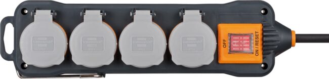 BRENNENSTUHL Brennestuhl produžni kabel professionalLINE 3x2,5mm2, 5m kabel sa 4 šuko utičnice IP54 B9152450100 - Slika 4